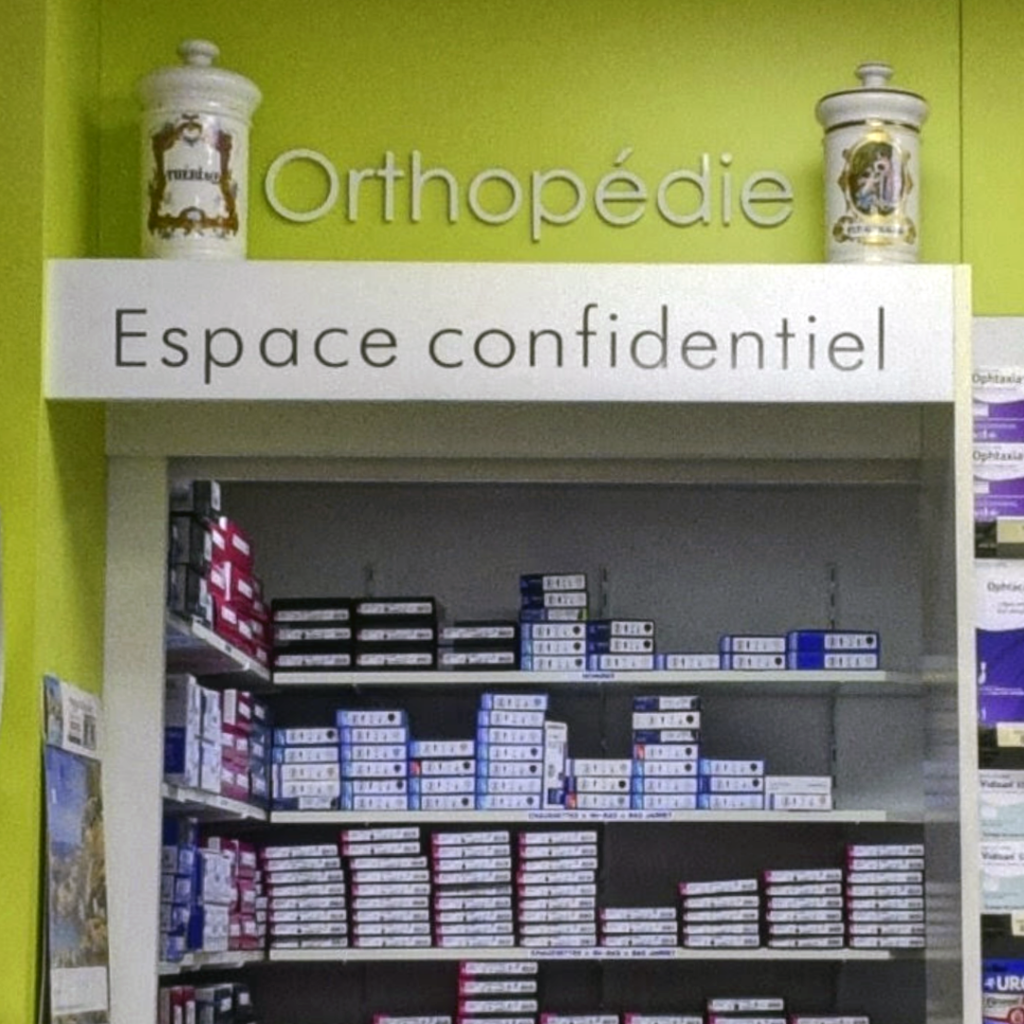 Espace de confidentialité à la Pharmacie du Grand Jardin à Vence